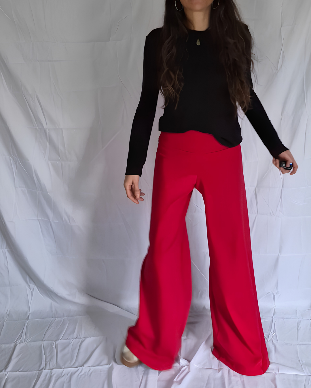 Palazo clásico Rojo (Modal grueso)