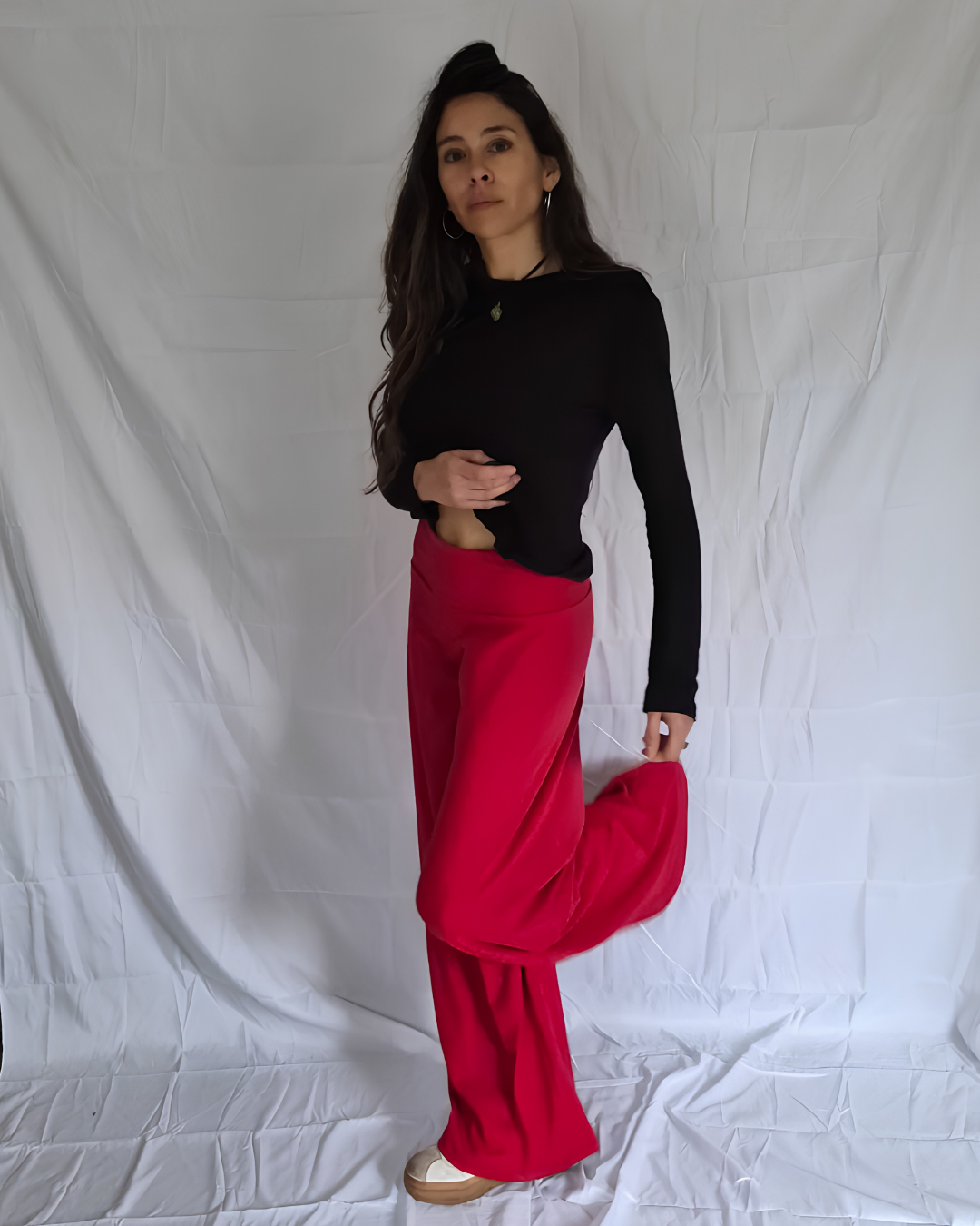 Palazo clásico Rojo (Modal grueso)