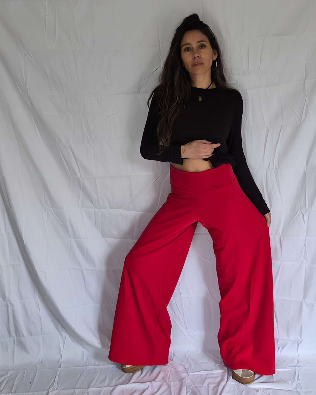 Palazo clásico Rojo (Modal grueso)