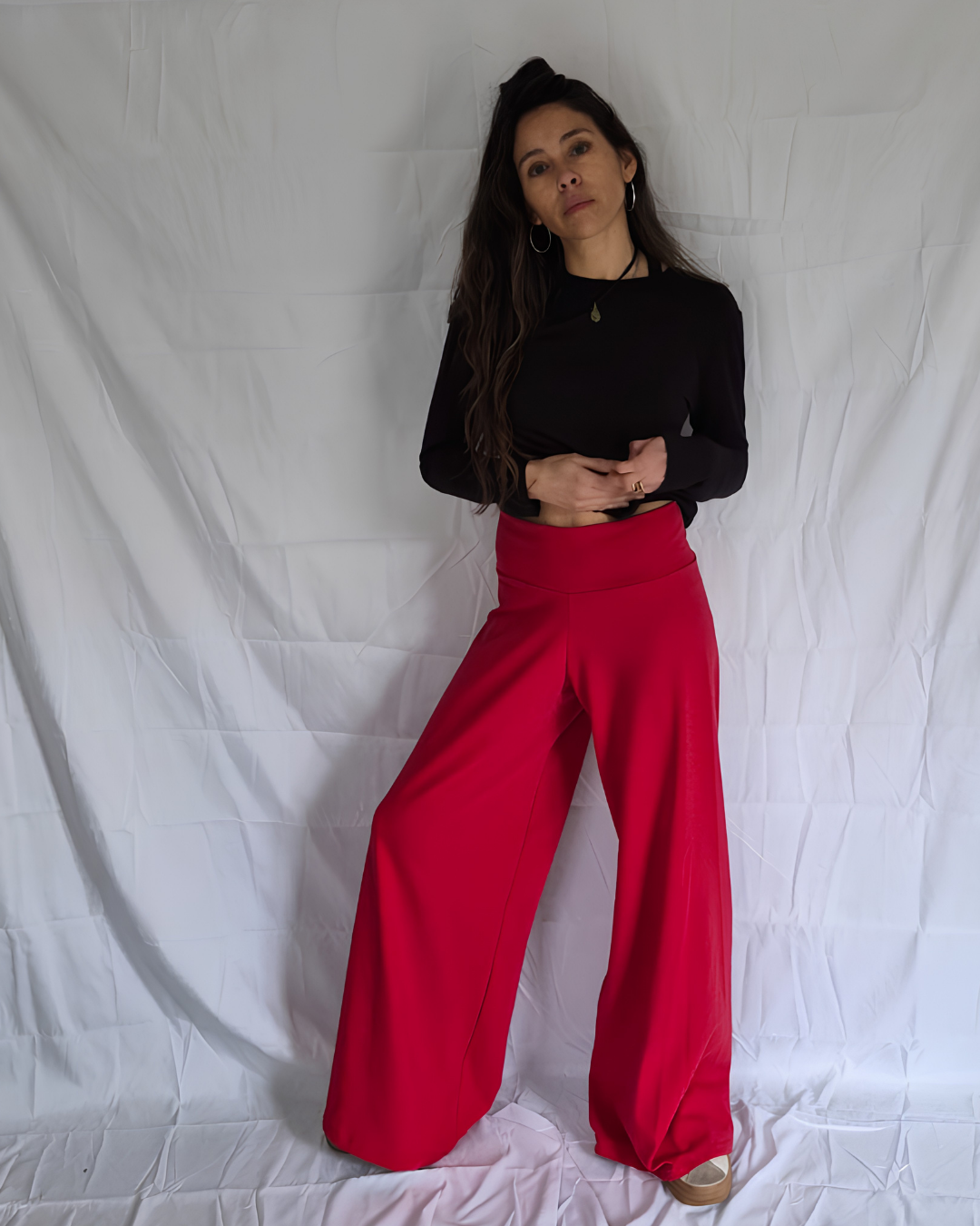 Palazo clásico Rojo (Modal grueso)