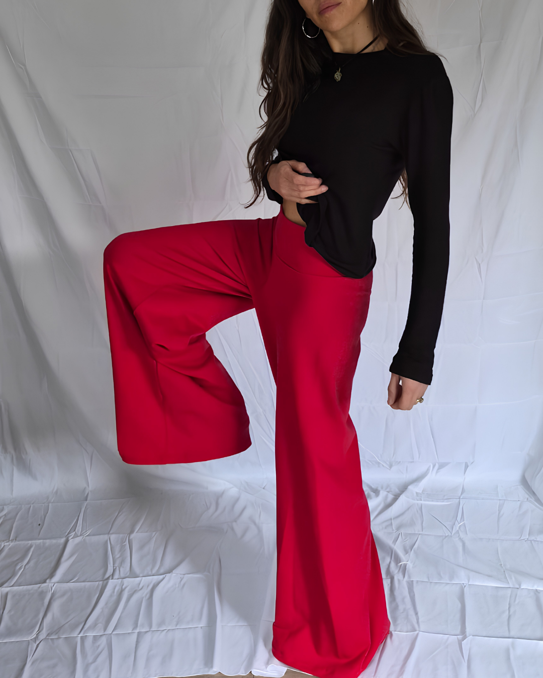 Palazo clásico Rojo (Modal grueso)
