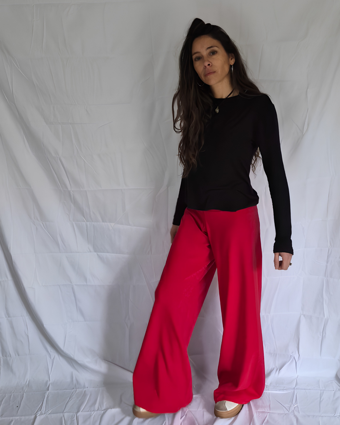 Palazo clásico Rojo (Modal grueso)