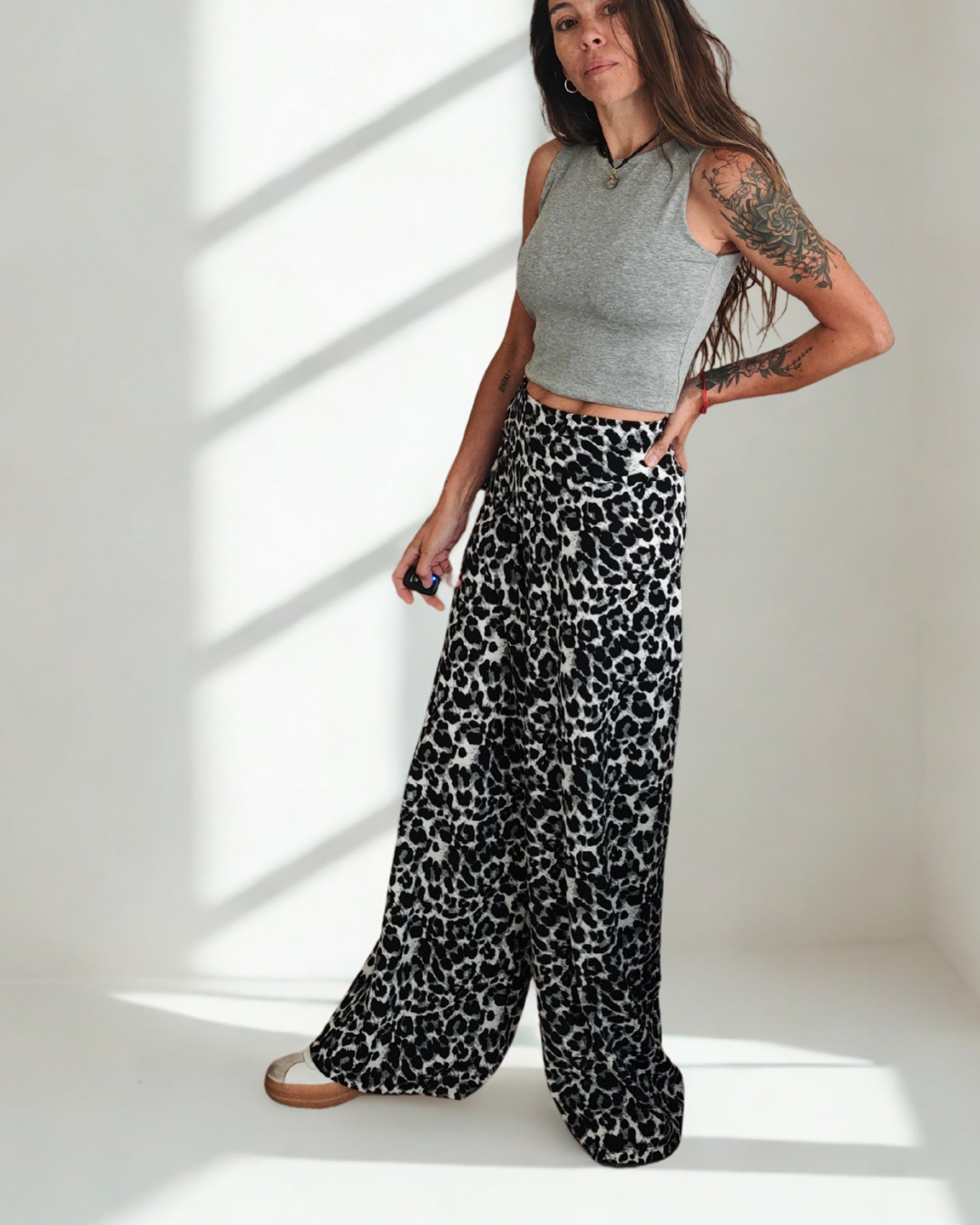 Polera sin mangas Gris (Modal)